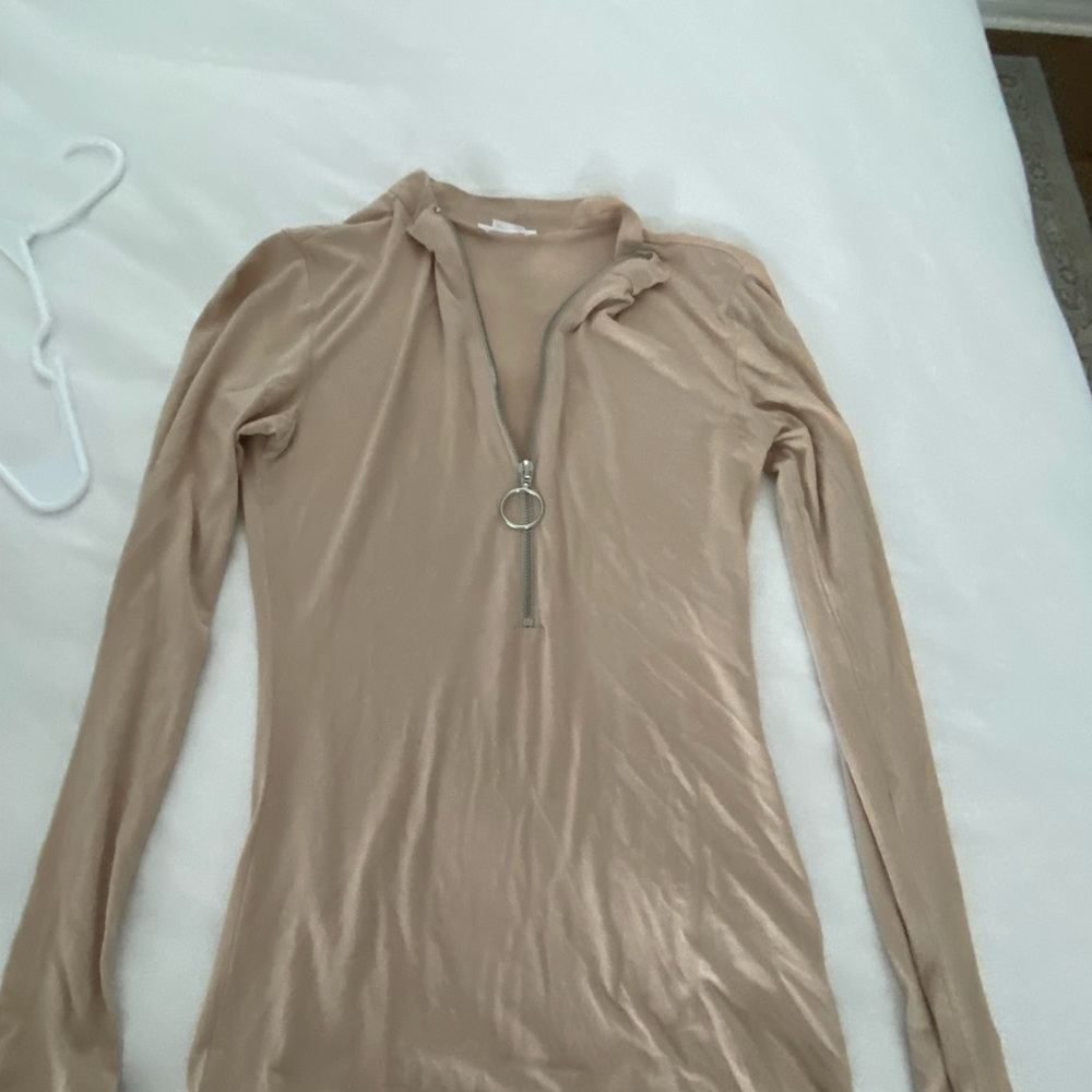 Zip front long sleeve